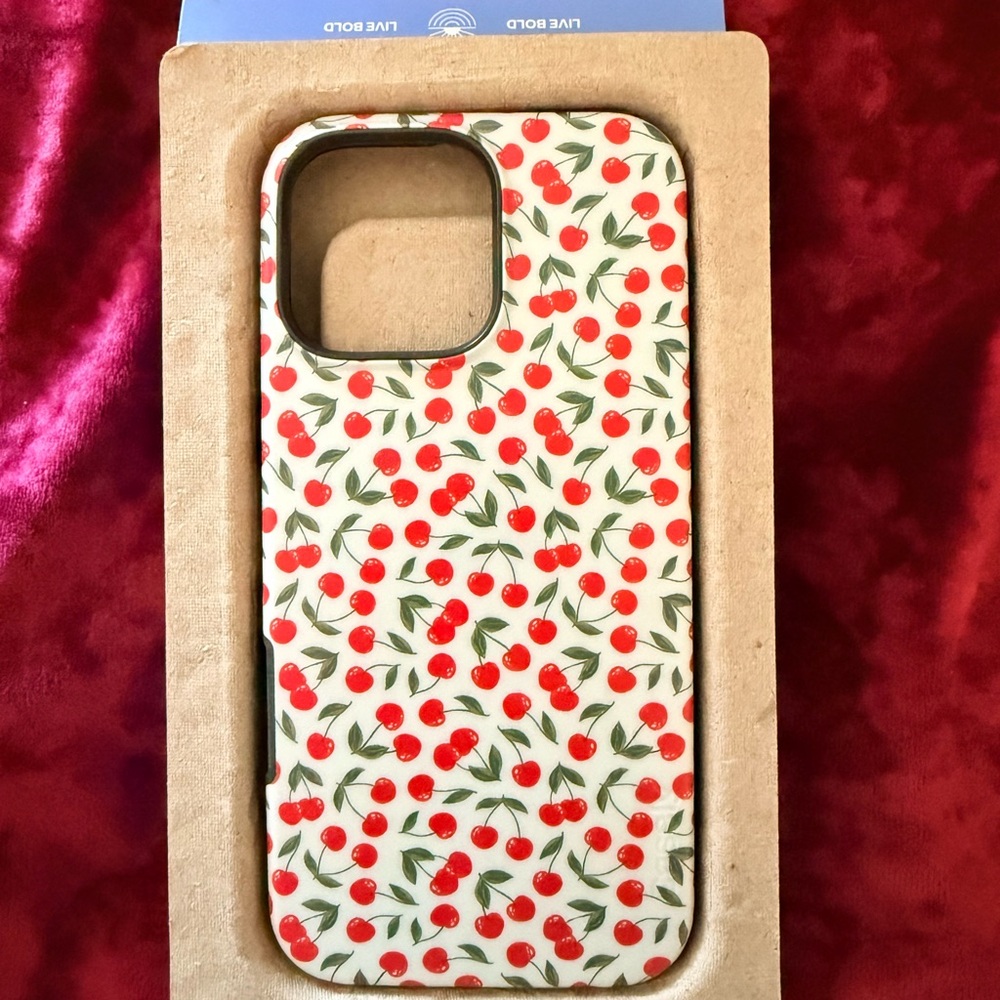 Cherry Pattern Phone Case - Picture 2 of 2